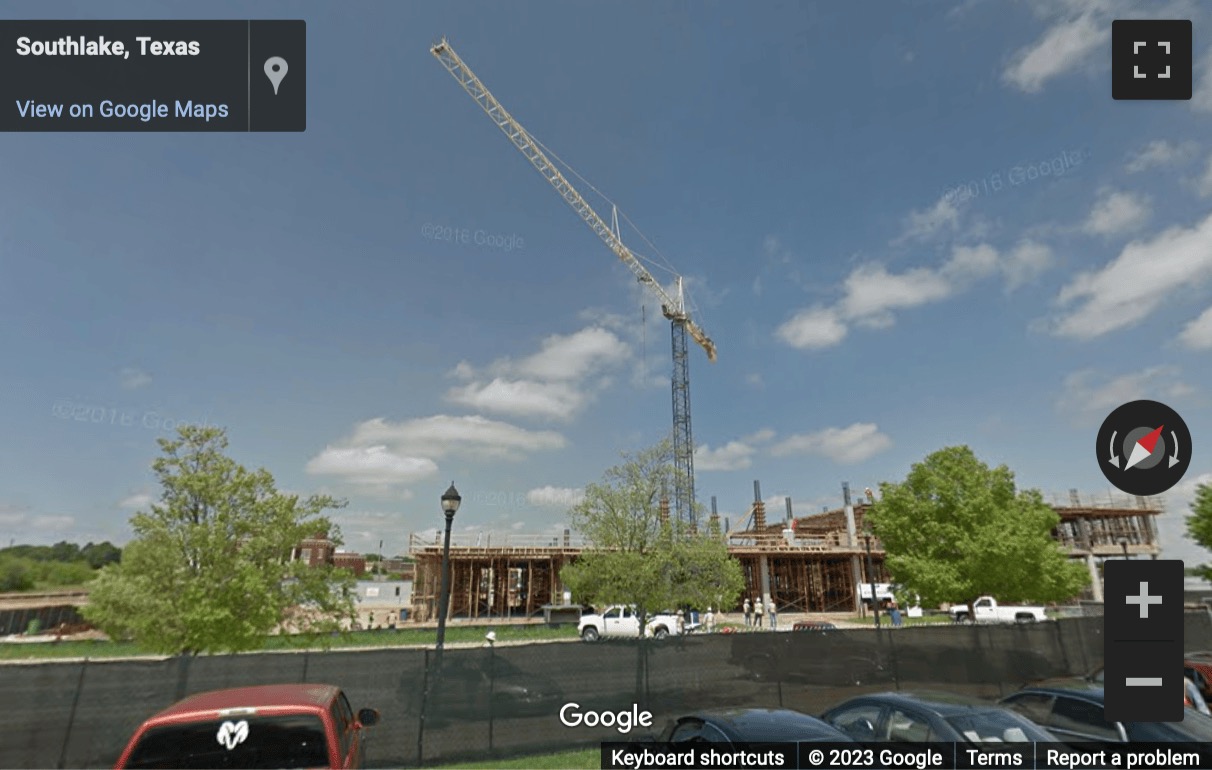 Street View image of 550 Reserve Street, Suite 150 & 250, Southlake, Texas