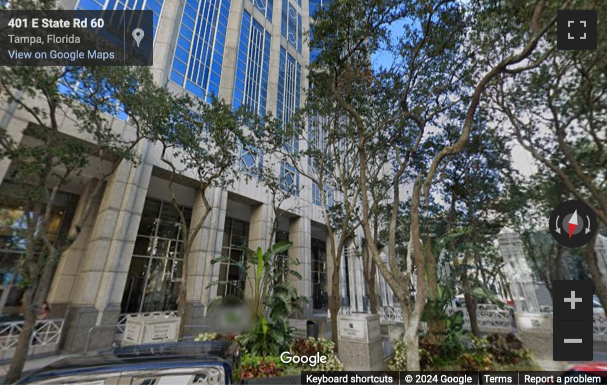 Street View image of 401 East Jackson Street, Suite 3300, Tampa, Florida