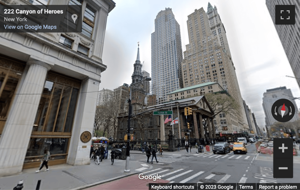 Street View image of 195 Broadway, New York City