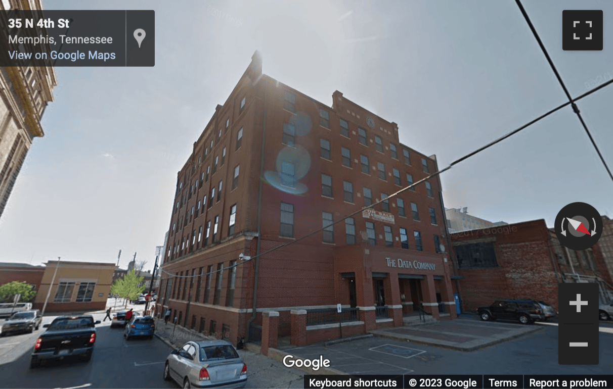 Street View image of 254 Court Avenue, Memphis, Tennessee