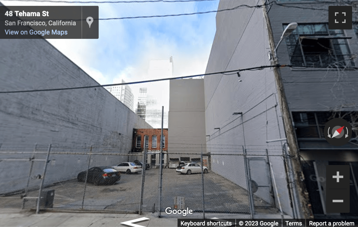 Street View image of 44 Tehama St, San Francisco, California