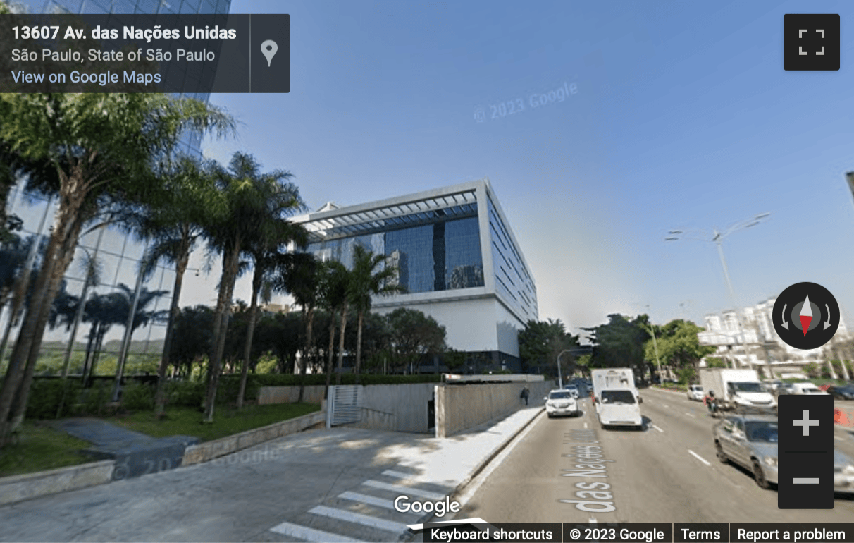 Street View image of JK Complex, Tower B, 10705, Nacoes Unidas Avenue, Sao Paulo