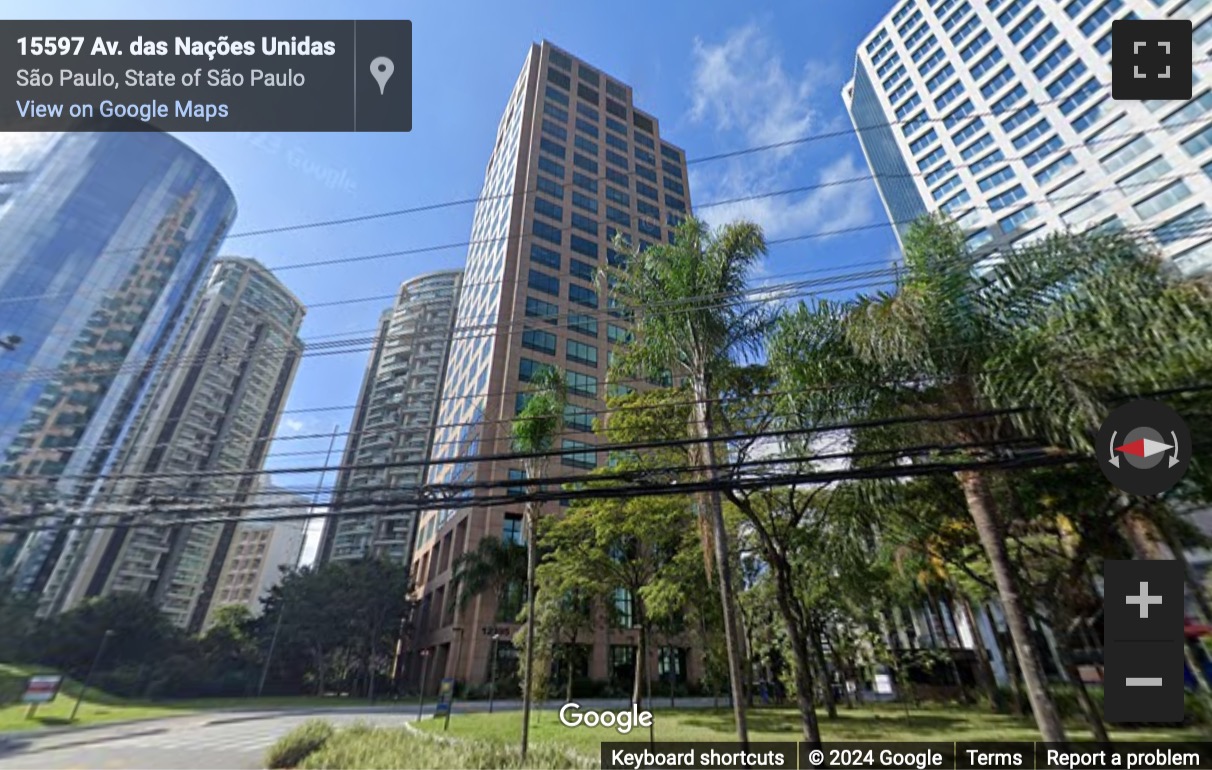 Street View image of Nacoes Unidas Tower, 12495, Nacoes Unidas Avenue, Sao Paulo