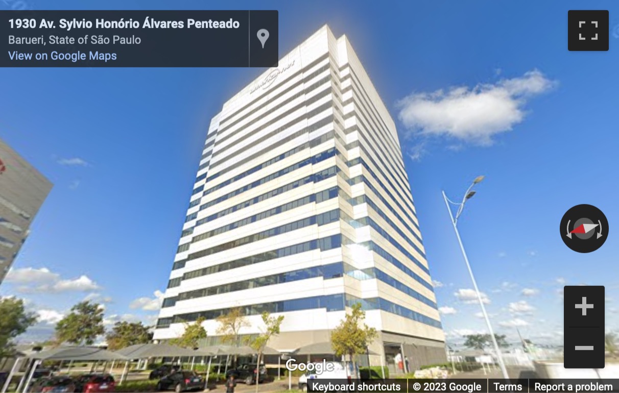 Street View image of 939, Marcos Penteado de Ulhoa Rodrigues Avenue, Jacaranda Building, Sao Paulo