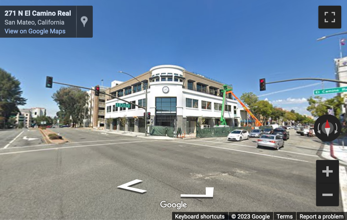Street View image of 3 East Third Avenue, San Mateo, California