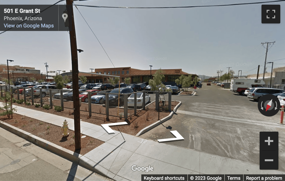 Street View image of 515 E Grant St, Phoenix, AZ, Arizona