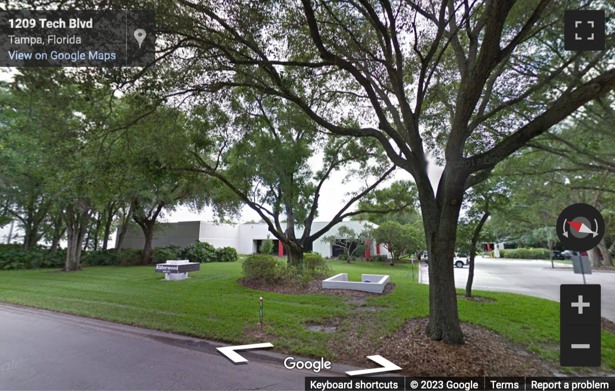 Street View image of 1211 Tech Boulevard Suite 109, Tampa, Florida 33619