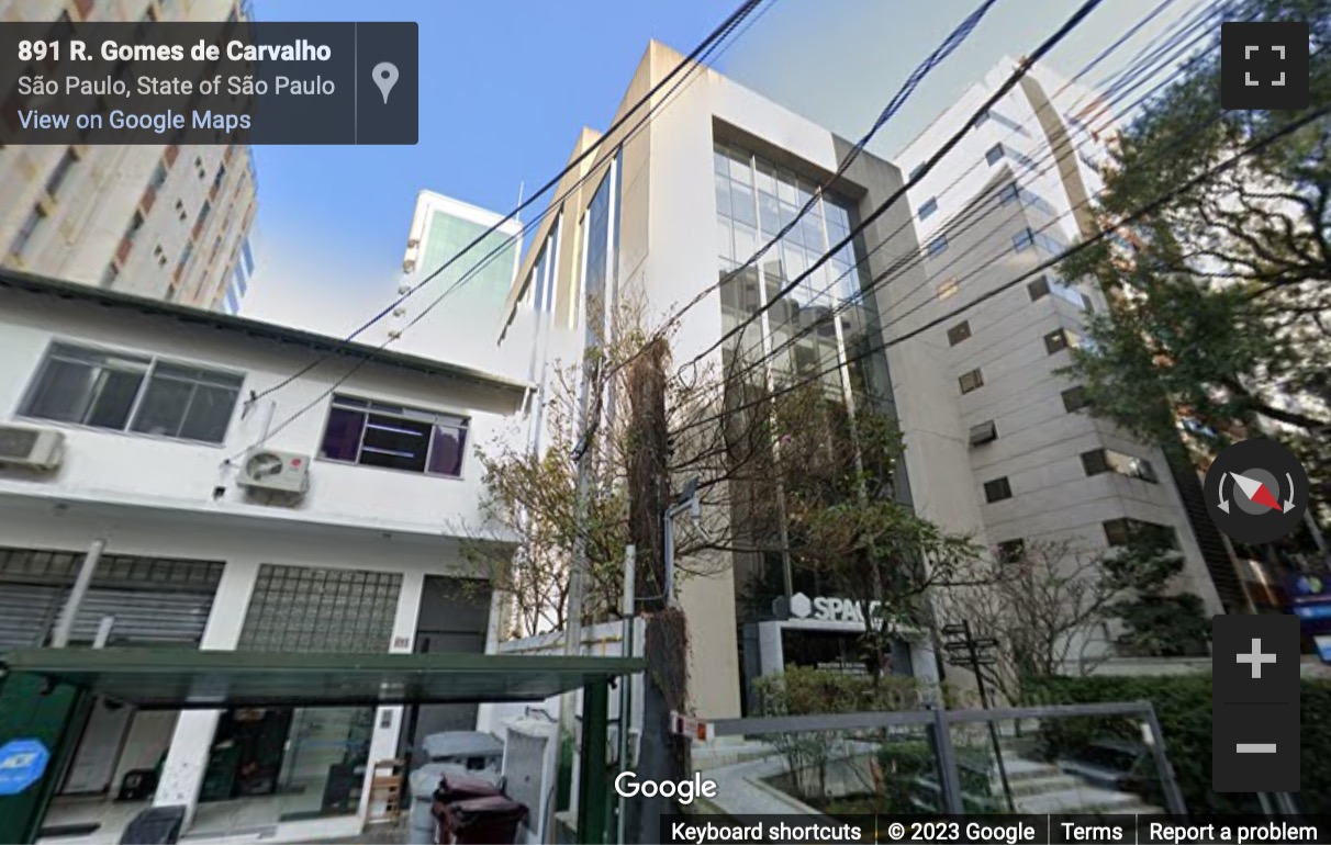Street View image of Rua Gomes de Carvalho, 911, Vila Olímpia, São Paulo, SP, CEP 04547-003, Sao Paulo