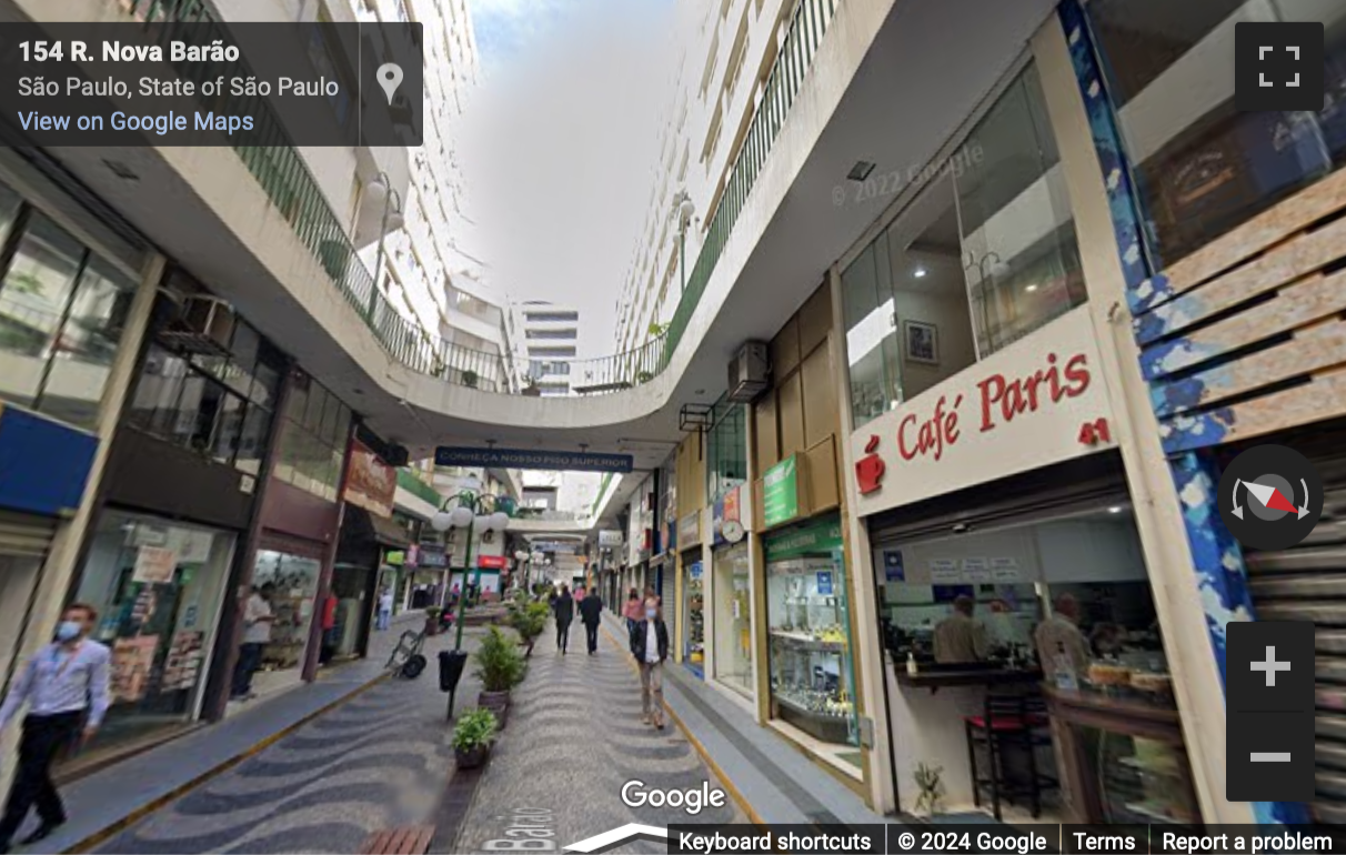 Street View image of Rua Barão de Itapetininga 37 bl 3, Bairro República, Sao Paulo
