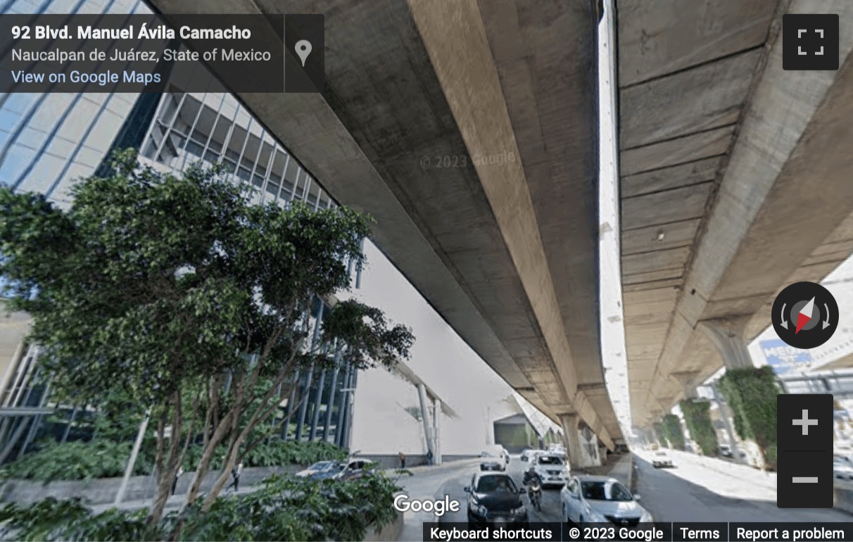 Street View image of Boulevard Manuel Ávila Camacho 5, Col. Lomas de Sotelo, Naucalpan de Juárez, Edo. De México, Mexico