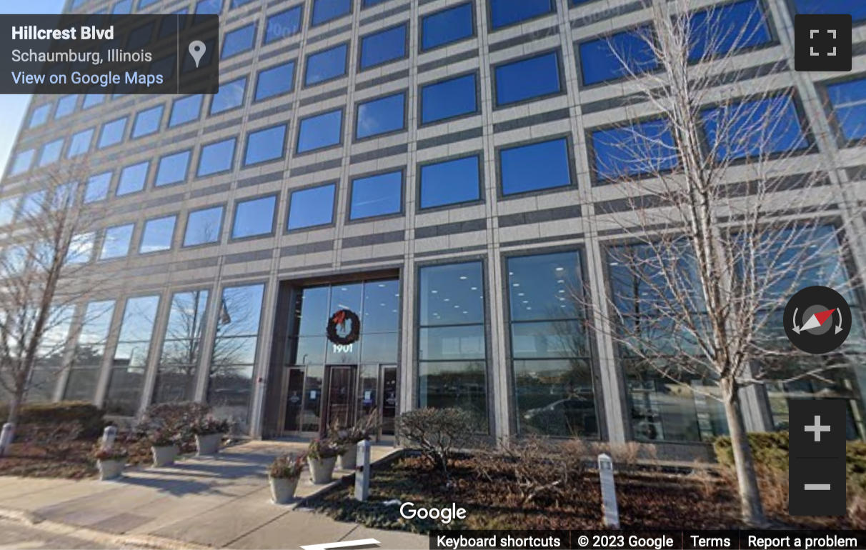 Street View image of (SCH) 1901 North Roselle Road, Suite 800, Schaumburg, Illinois