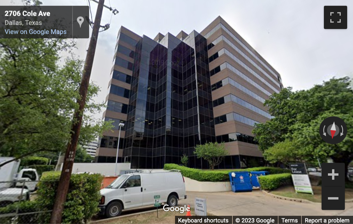 Street View image of 2626 Cole Avenue, Suite No. 300 and No. 400, Dallas, Texas