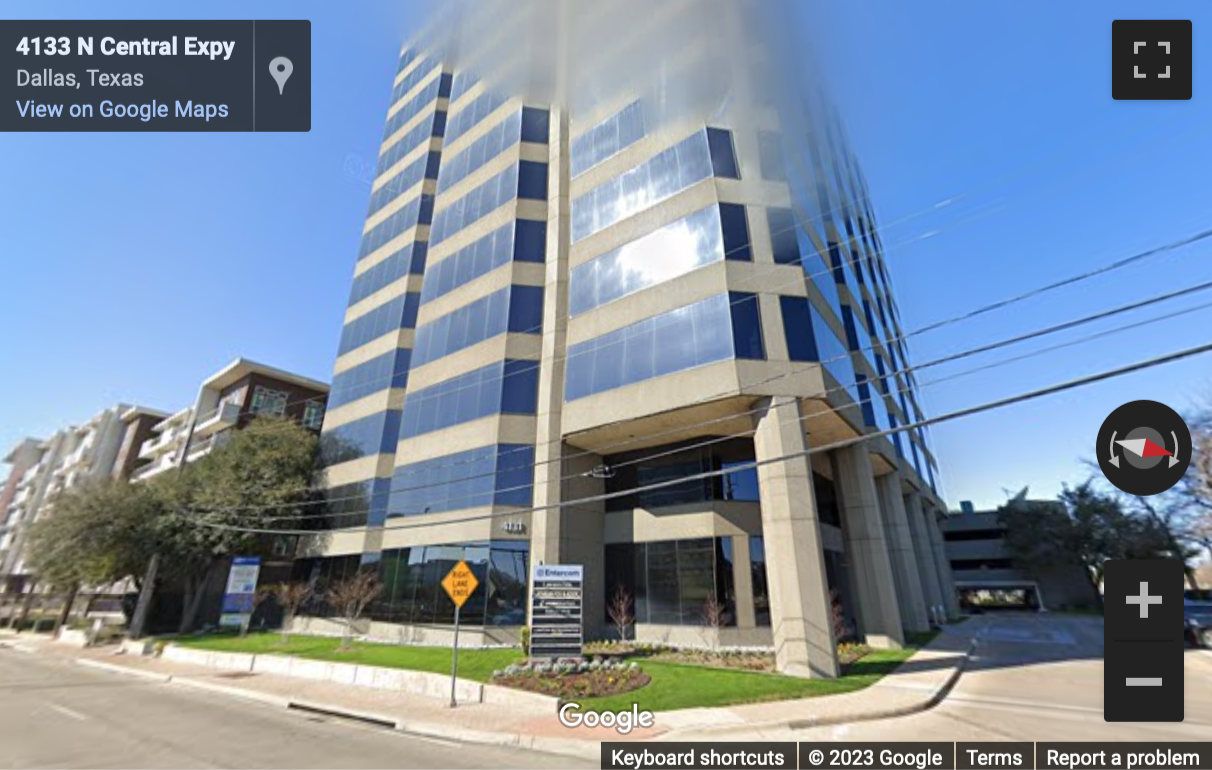 Street View image of 4131 N Central Expressway, Ste 300 & 900, Dallas, Texas