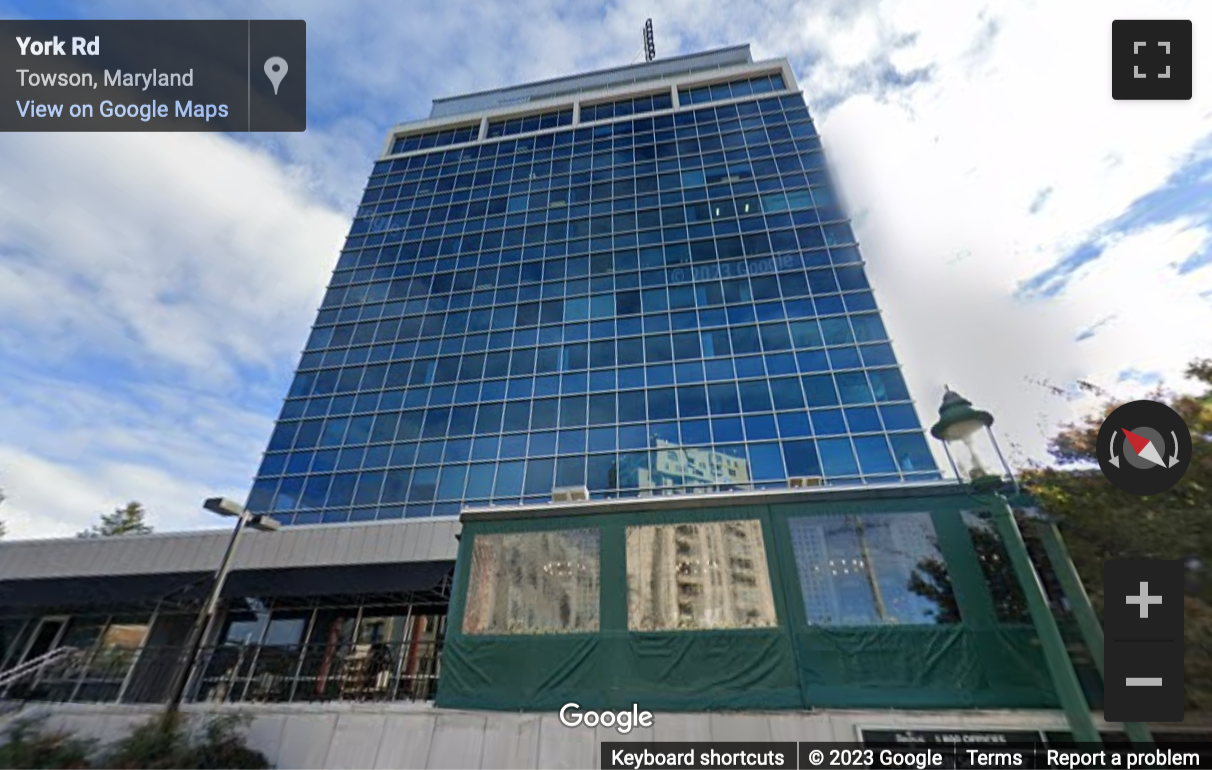Street View image of 1 Olympic Place, Suite 900, Towson, Maryland