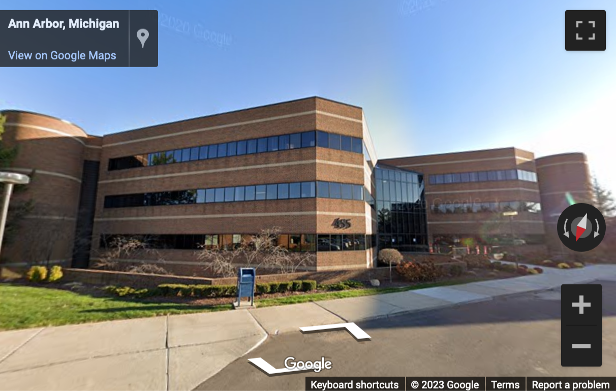 Street View image of 455 E. Eisenhower Pkwy, Suite 300, Ann Arbor, Michigan