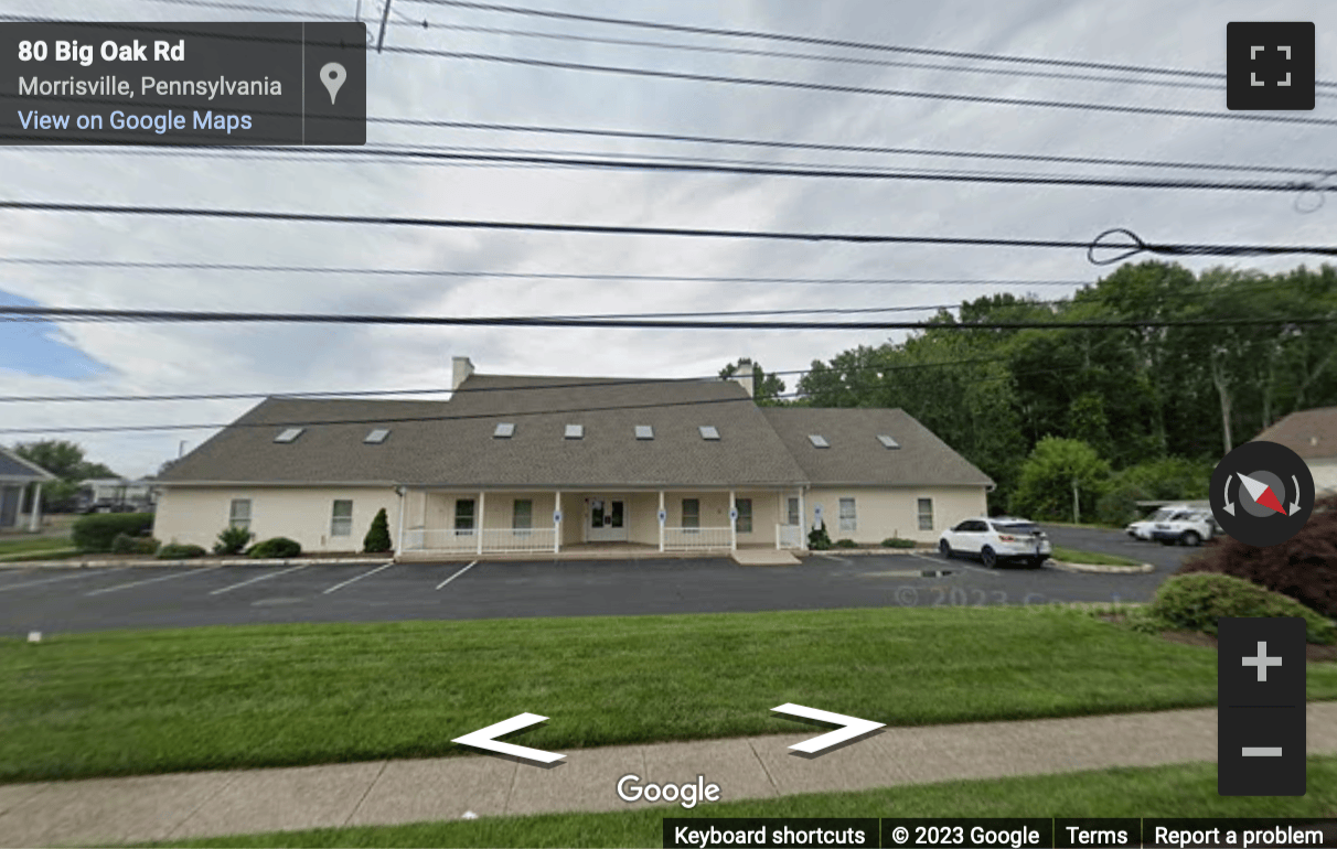Street View image of 81 Big Oak Rd, Yardley, PA, Pennsylvania