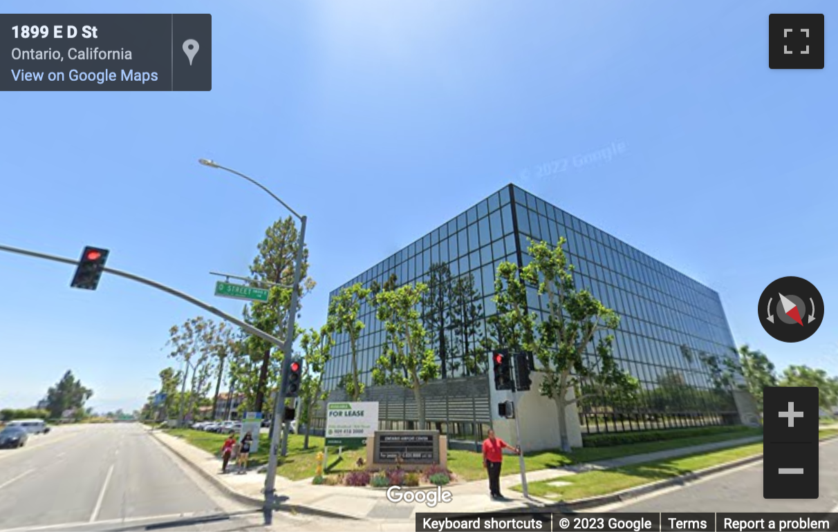 Street View image of 337 N. Vineyard Avenue, Suite 400, Ontario, California