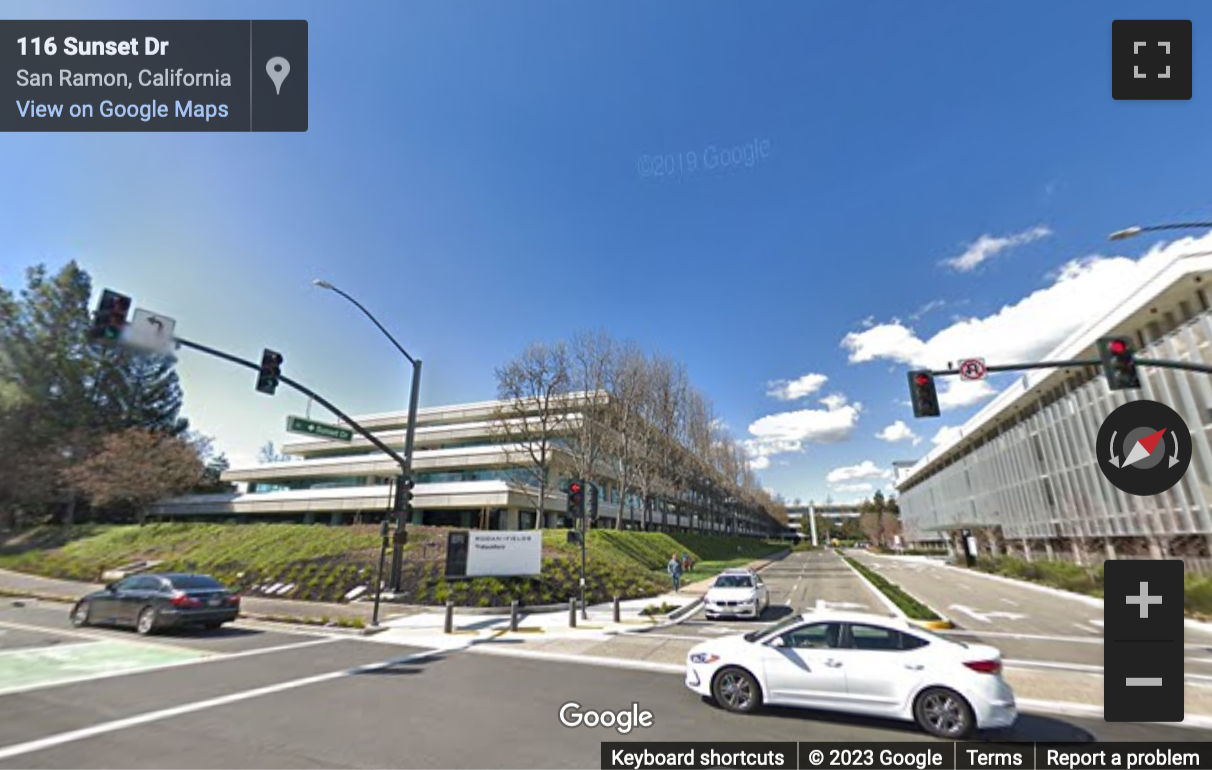 Street View image of 3001 Bishop Drive, San Ramon, CA, California