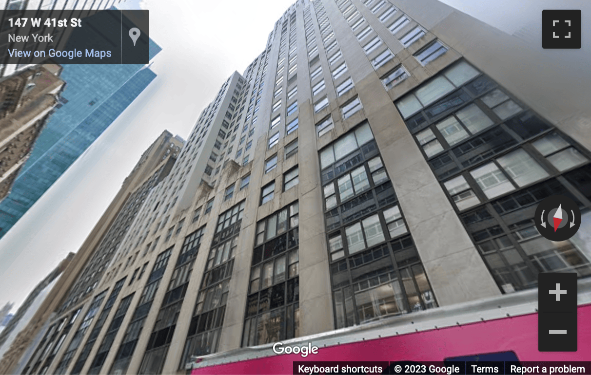 Street View image of 1450 Broadway, New York, New York City
