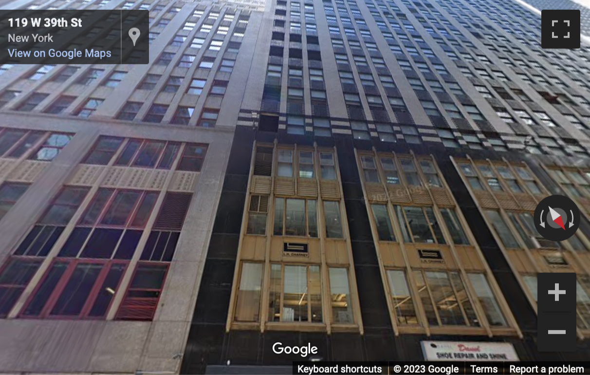 Street View image of 1410 Broadway, Manhattan, New York, New York City