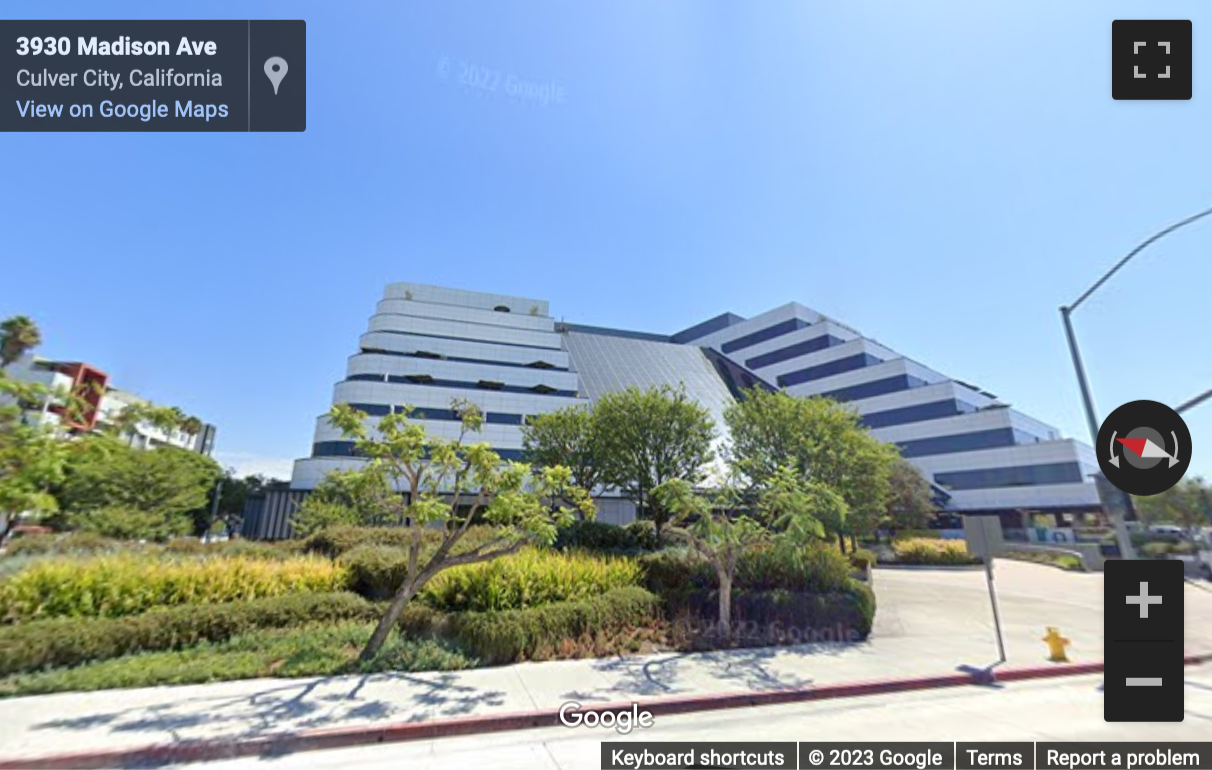 Street View image of 10000 Washington Boulevard, Culver City, California