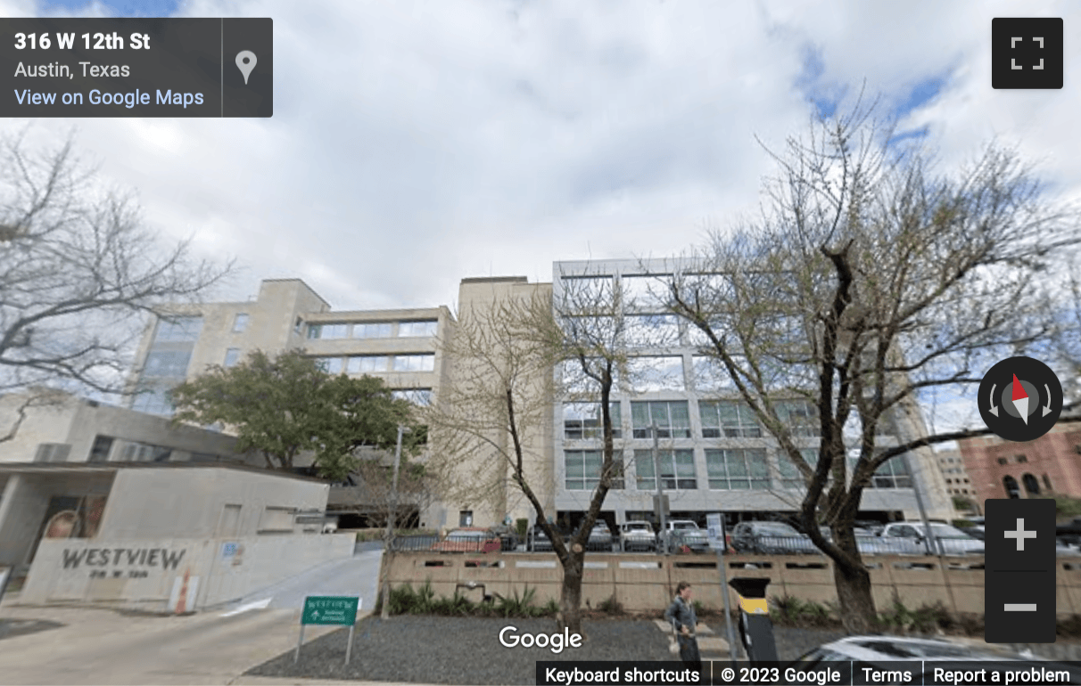 Street View image of 316 W 12th St Austin, Texas