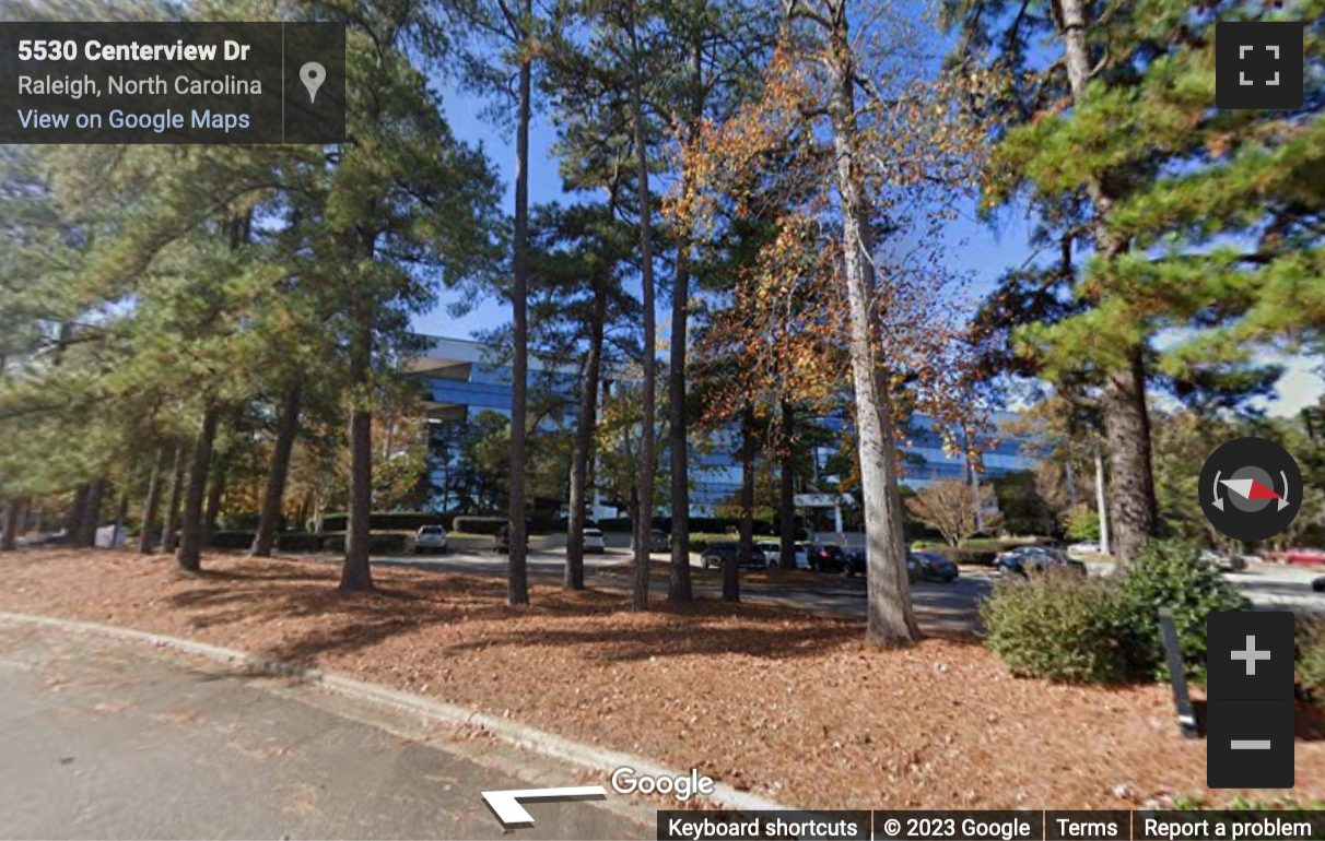 Street View image of 5540 Centerview Drive, Suite 200, Raleigh, North Carolina