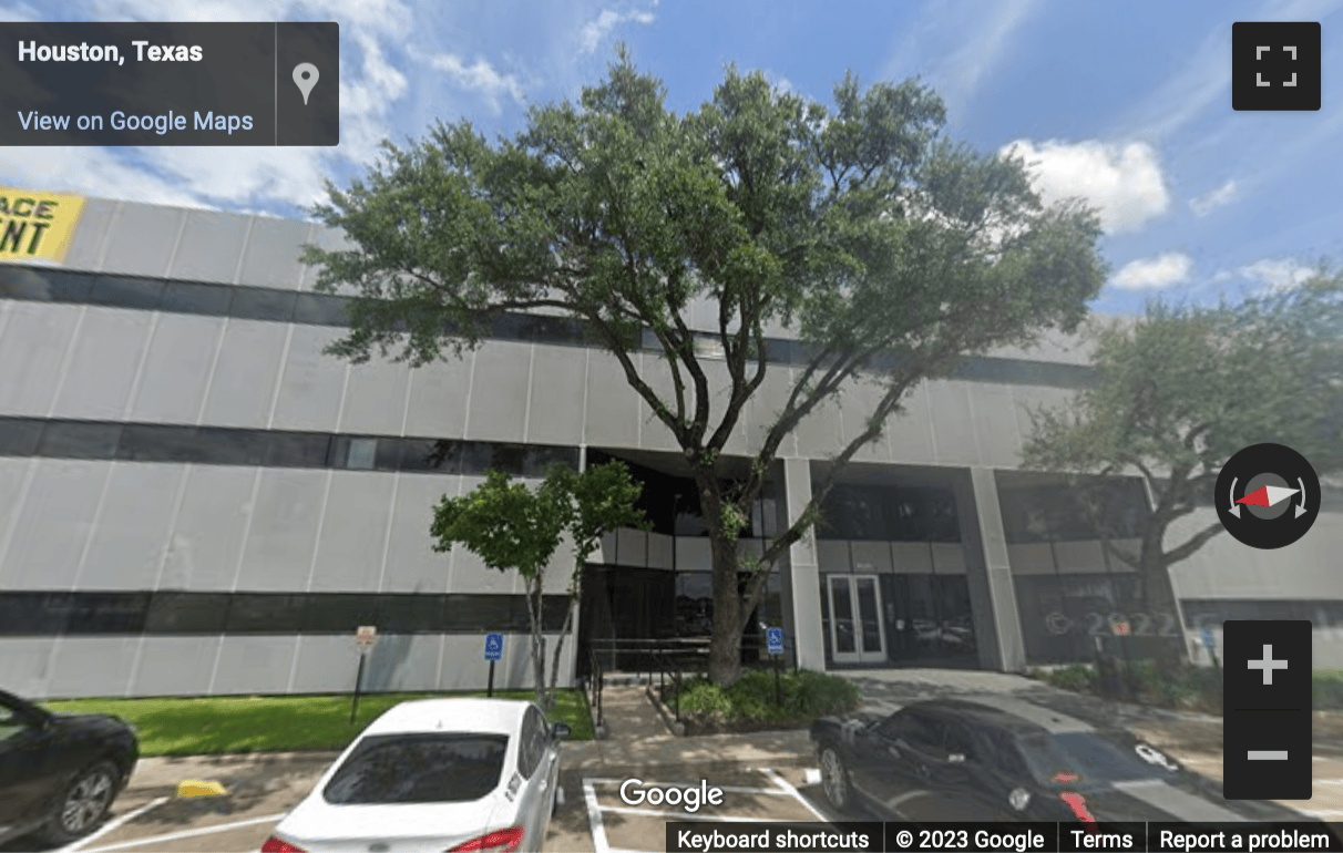 Street View image of 10039 Bissonnet Street, Houston, Texas