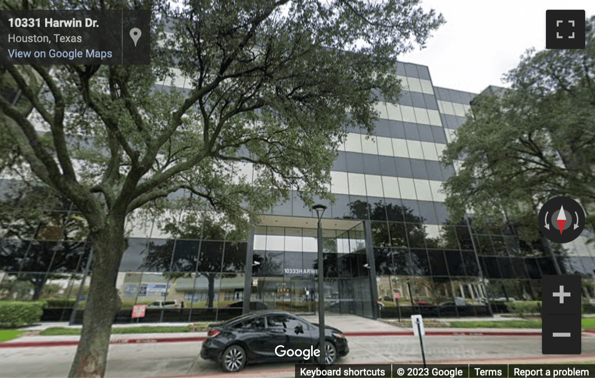 Street View image of 10333 Harwin Drive, Houston, Texas