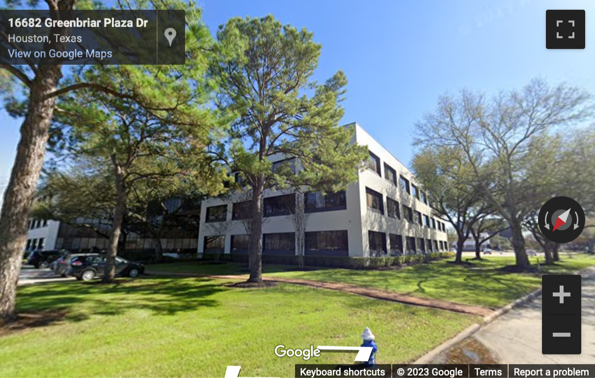 Street View image of 440 Benmar Drive, Houston, Texas