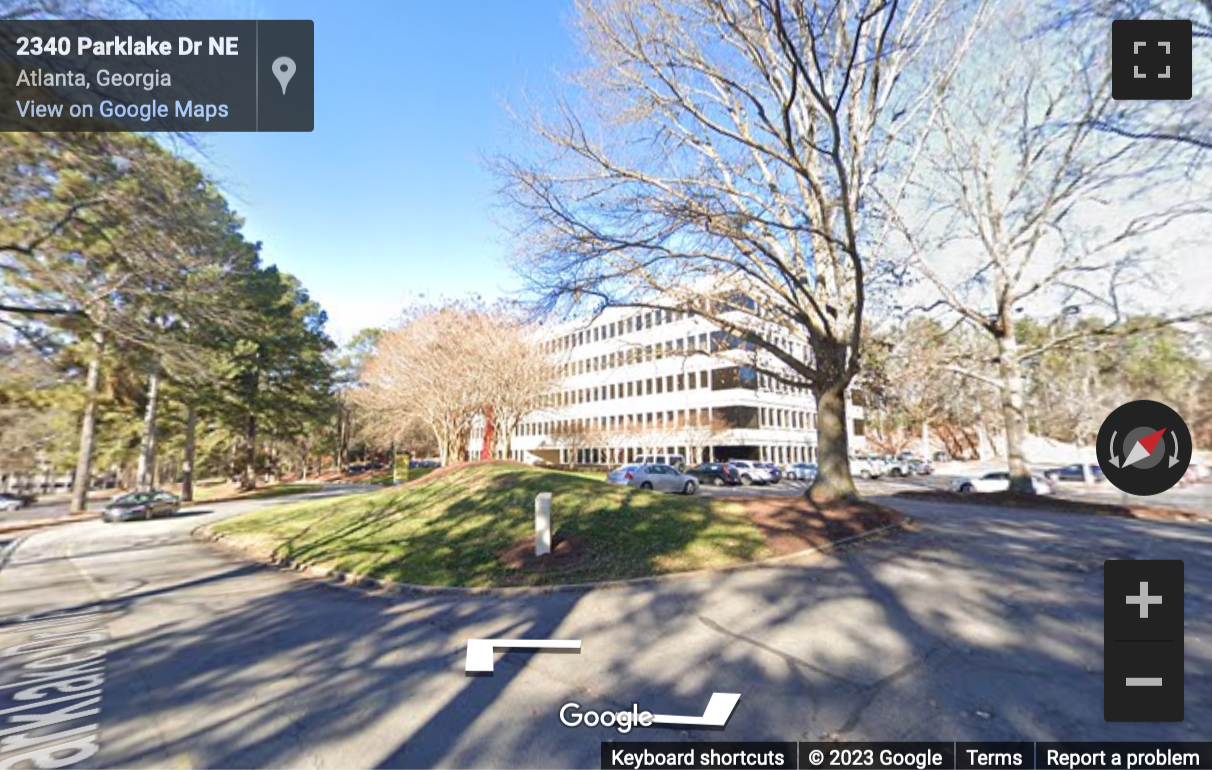 Street View image of 2310 Parklake Drive, Atlanta, Georgia