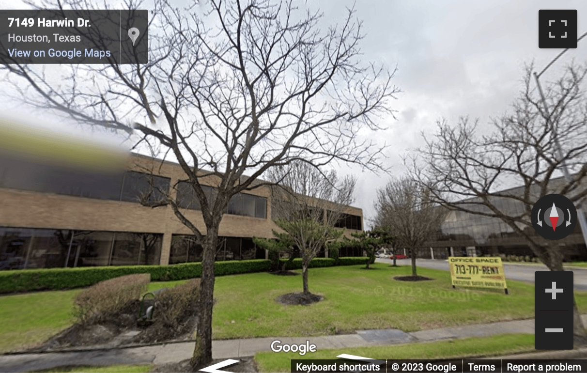 Street View image of 7111 Harwin Drive, Houston, Texas