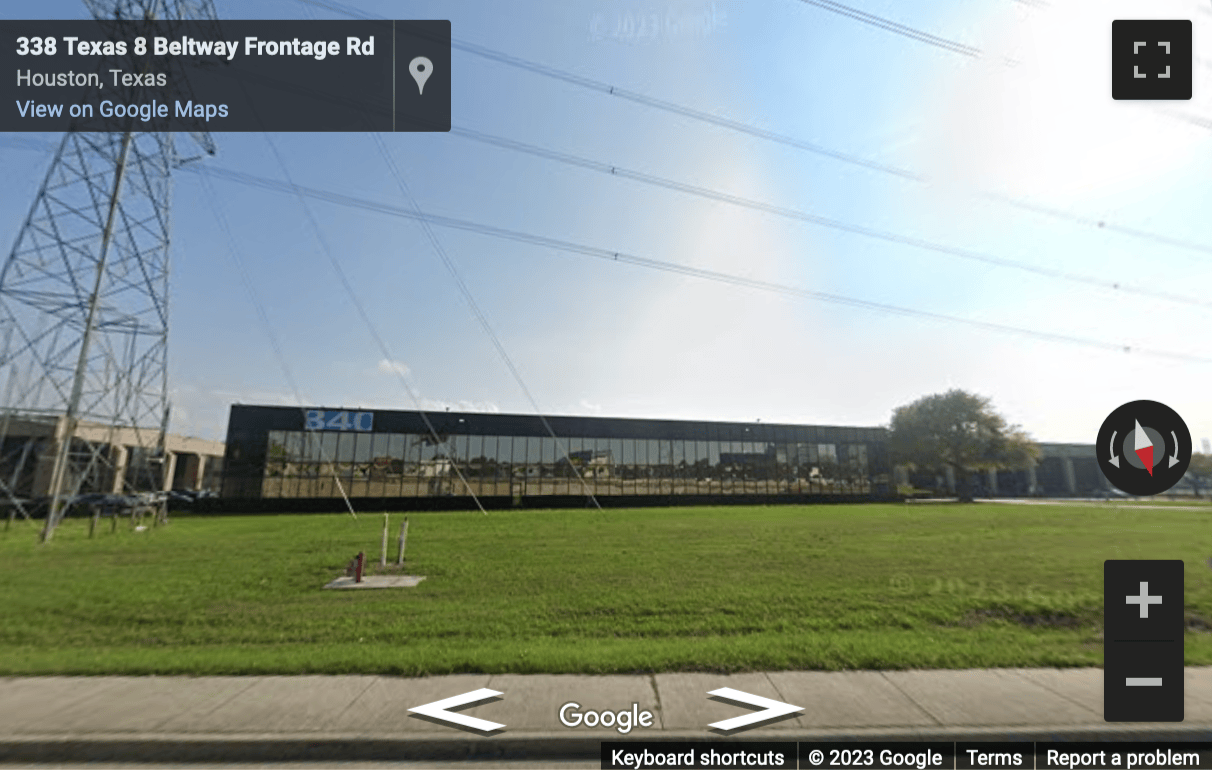 Street View image of 340-350 N Sam Houston Pkwy E, Houston, Texas