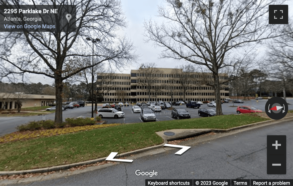 Street View image of 2295 Parklake Drive, Atlanta, Georgia