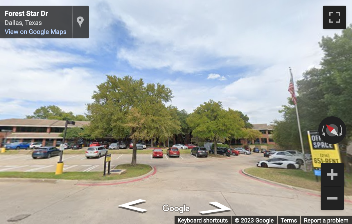 Street View image of 9535 Forest Ln, Dallas, Texas