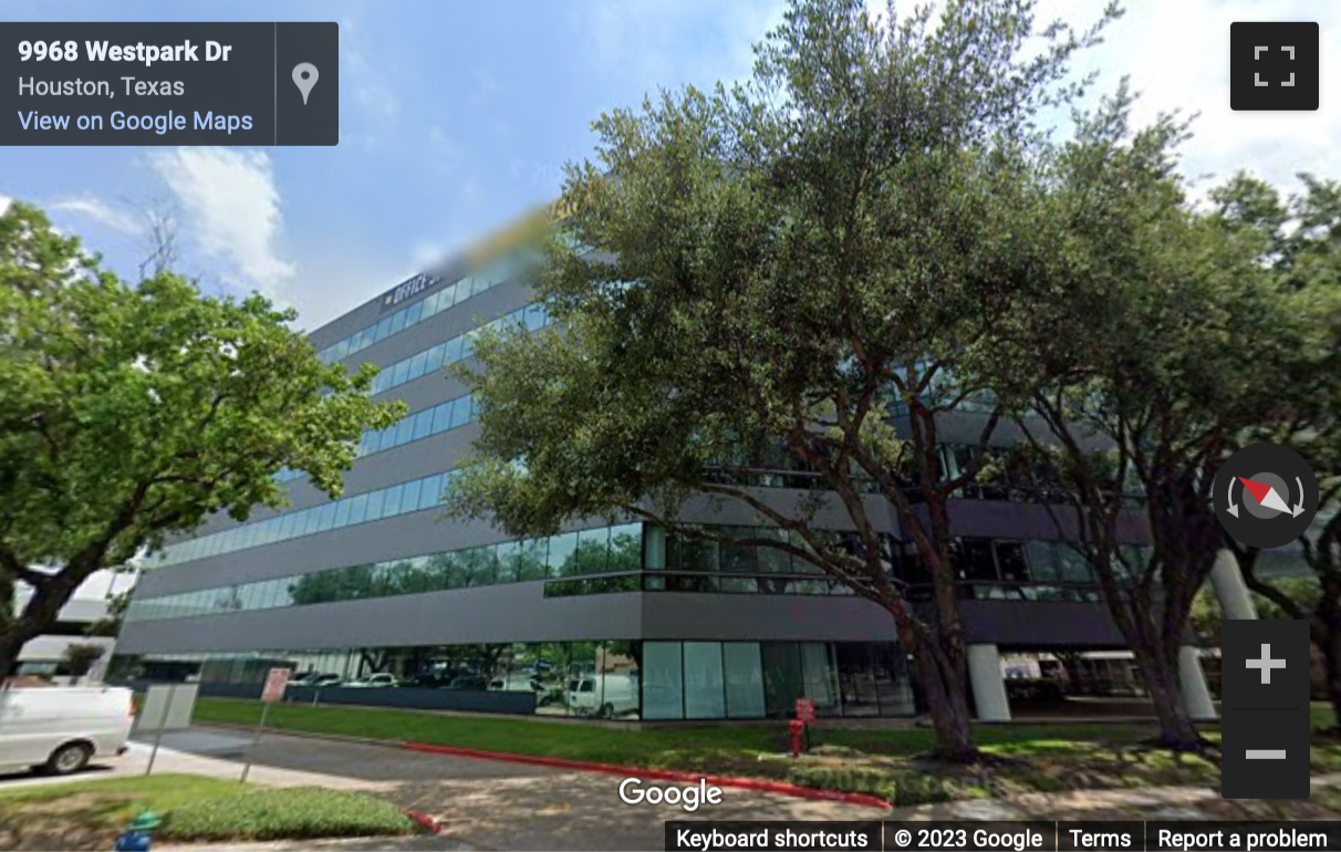 Street View image of 9950 Westpark Drive, Houston, Texas