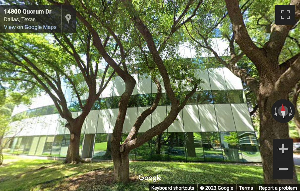 Street View image of 14800 Quorum Drive, Dallas, Texas