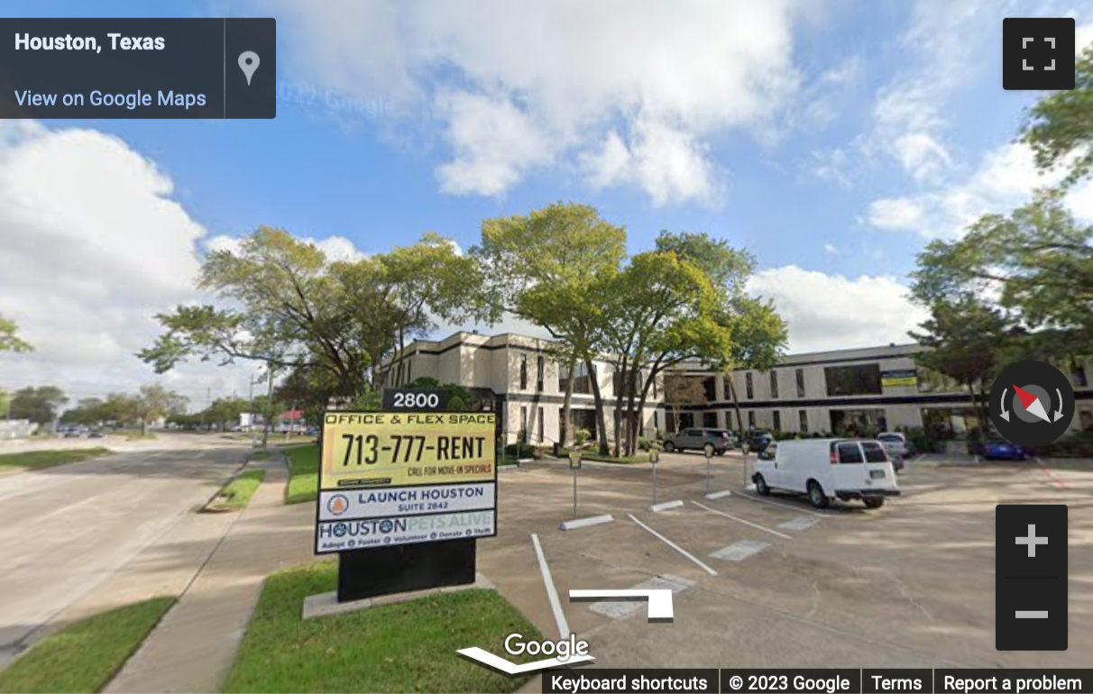 Street View image of 2800 Antoine Drive, Houston, Texas