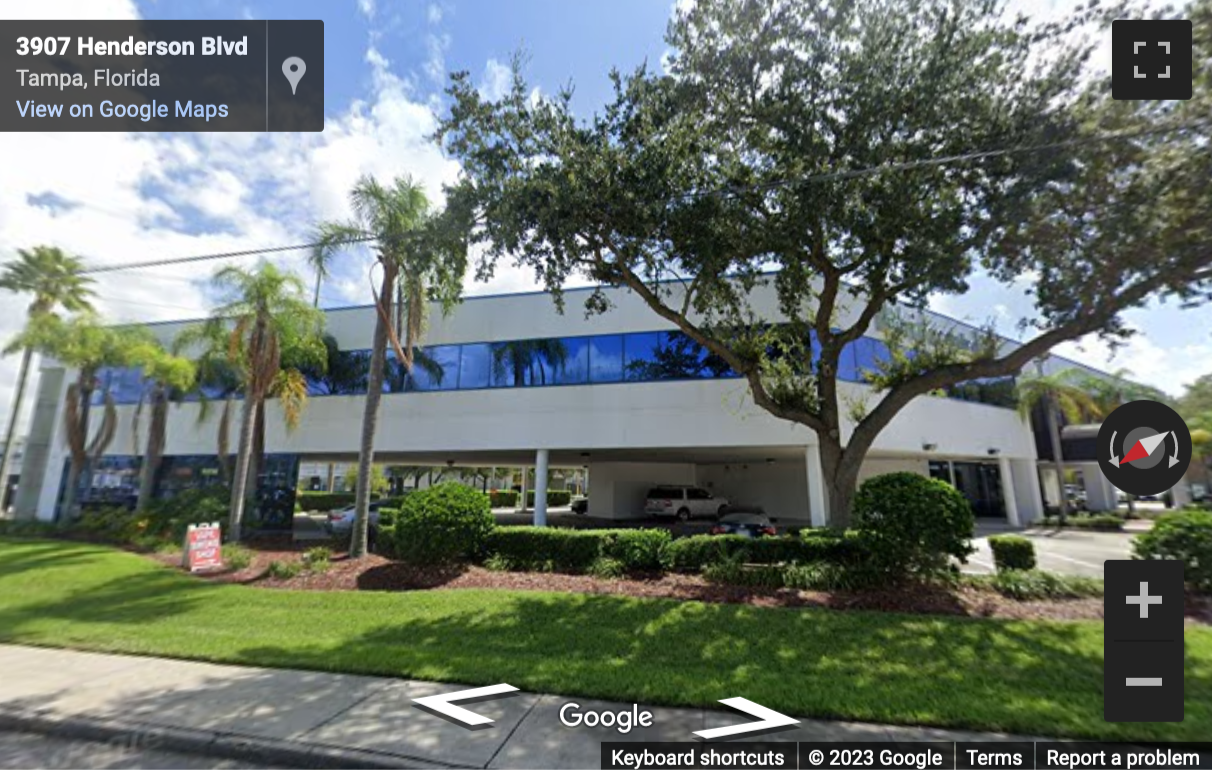 Street View image of 3902 Henderson Boulevard Tampa, Florida