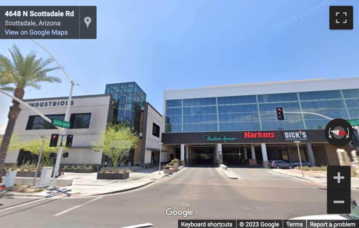 Street View image of 7014 East Camelback Rd, B100A, Scottsdale, Arizona