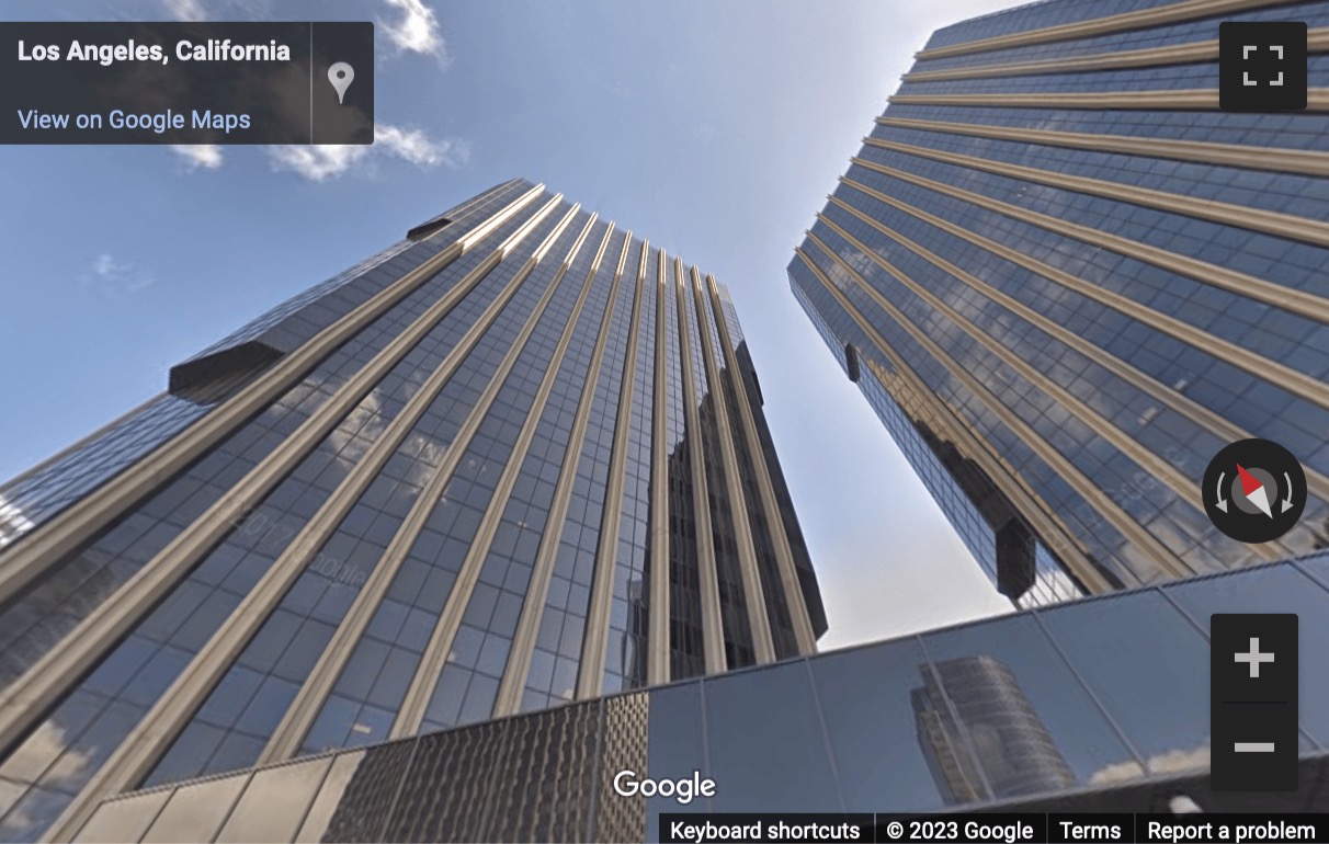 Street View image of 1925 Century Park East, Suite 1700, Los Angeles, California