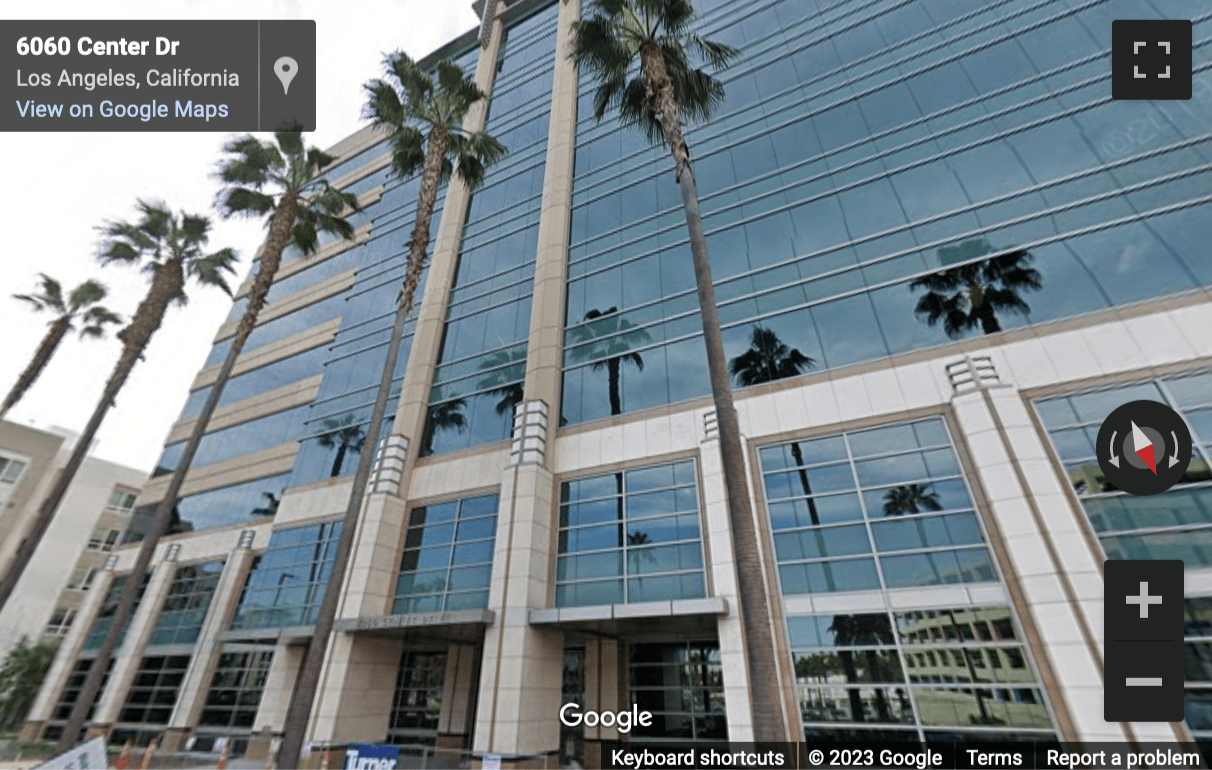 Street View image of 6060 Center Drive, 10, Los Angeles, California
