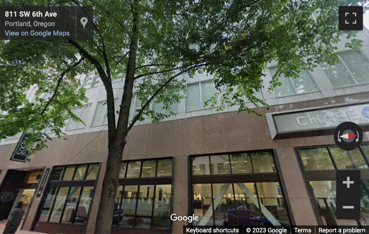 Street View image of 811 SW 6th Ave Suite 1000, Portland (Oregon)