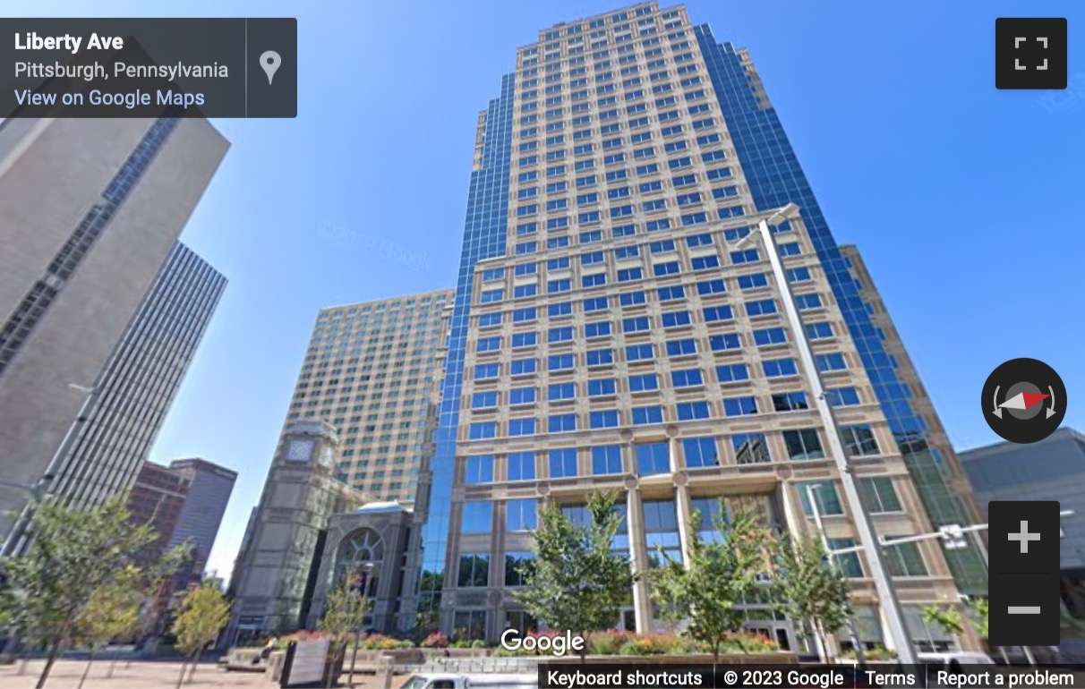 Street View image of 1001 Liberty Avenue, Pittsburgh, Pennsylvania
