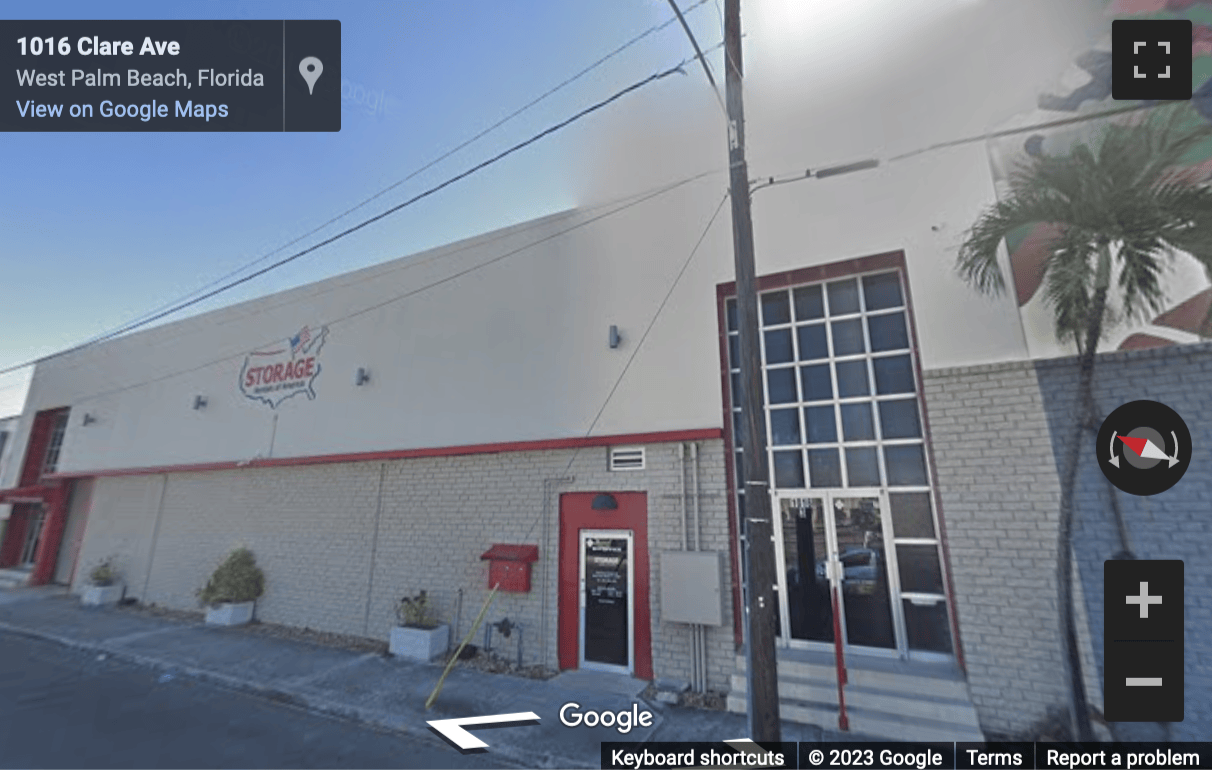 Street View image of 1016 Clare Avenue, Ste 5, West Palm Beach, Florida