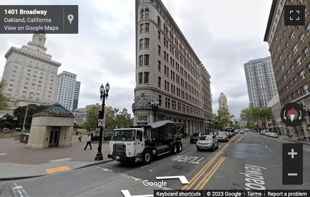 Street View image of 1423 Broadway, Oakland, California