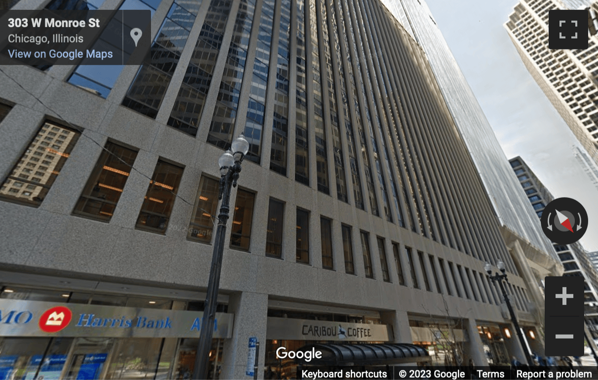 Street View image of 311 West Monroe Street, Chicago, Illinois