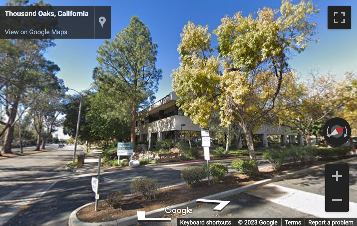 Street View image of 275 E. Hillcrest Drive, Suite No. 160, Thousand Oaks, California