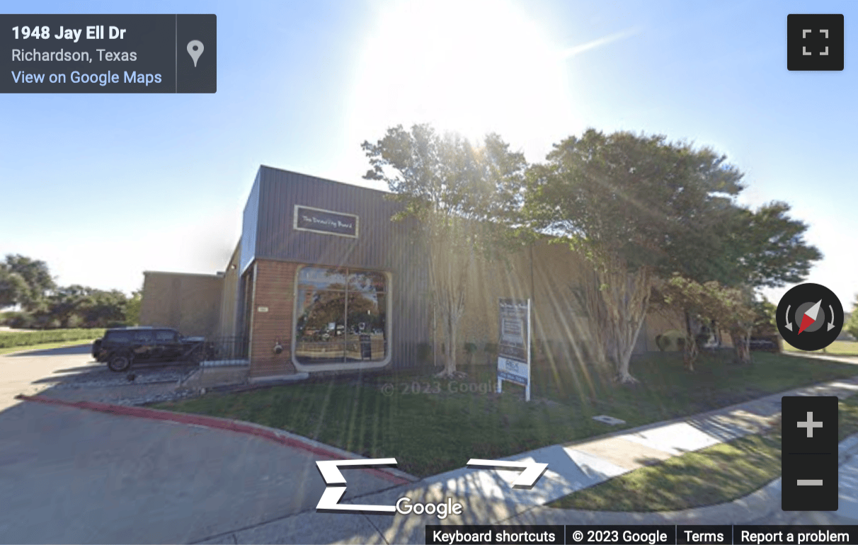 Street View image of 1900 Jay Ell Drive, Richardson, Texas