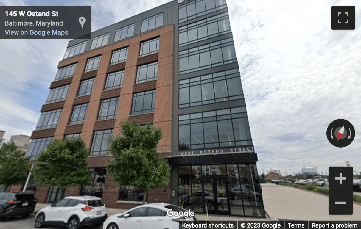 Street View image of 145 West Ostend Street, Baltimore, Maryland